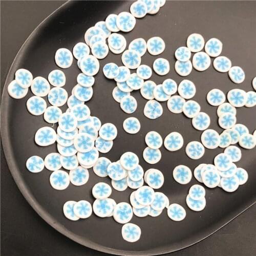 50g Snowflalke Polymer Clay Sprinkle For Kids Diy,Soft Clay For Craft Clay/Nail Art/Scrapbook Decoration DIY,Filler
