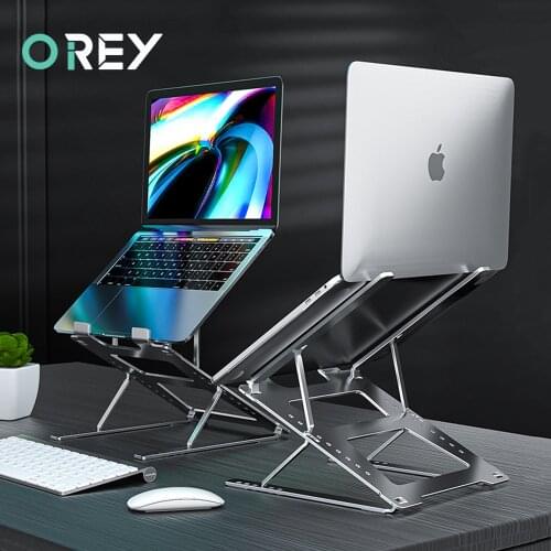 Portable Laptop Stand Aluminium Foldable Support Base Notebook Stand For Macbook Pro Lapdesk Computer Laptop Holder Cooling Pad