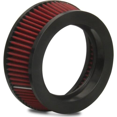 Clarity see through Air filter Element for harley touring FLHR FLHX FLTR dyna softail sportster XL（ Red color )