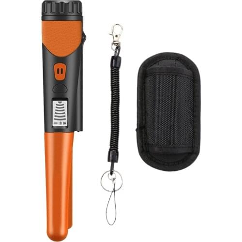 Handheld Metal Detector Positioning Rod with beeper vibrator LED Light Digger Detecting GP Pinpointing Pointer Gold Digger