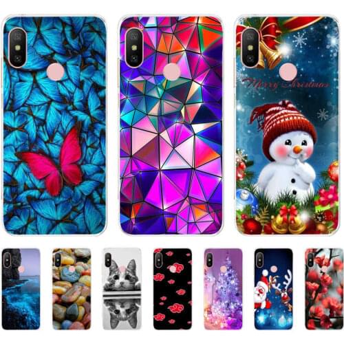 Silicone Phone Case for Xiaomi MI A2 Lite Case Cartoon Soft TPU Back Cover Phone Shell for Xiomi MI A2 LITE Bumper Coque