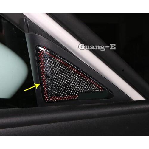 For Mazda 3 Mazda3 Axela M3 2019 2020 2021 Car Stick Inner Front Head A Column Frame Triangle Moulding Sound Speak Radio Trim