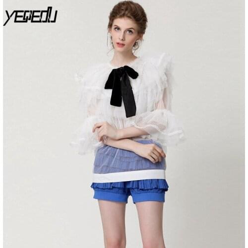 Yeqedu Black And White Blouses