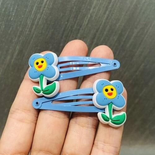 2Pcs/set Girls Sunflower Flower Baby Hair Claws Children Hairpins Hair Clips Kids Hair Accessories Barrette Headwear