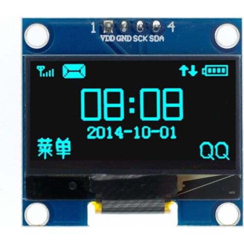1PCS 1.3" OLED module blue color IIC I2C 128X64 1.3 inch OLED LCD LED Display Module 1.3" IIC I2C Communicate D12 For Arduino