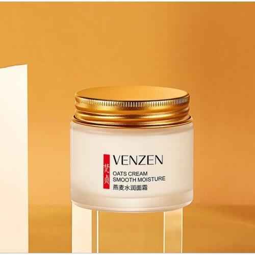 1Pcs Oatmeal Moisturizing Face Cream to Improve the Face Dry Moisturizing Facial Cream Gentle Hydrating Cream Facial Care