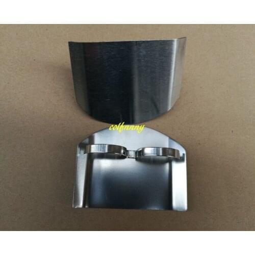 100pcs/lot Finger Guard Protect Finger Not To Hurt Cut Stainless Steel Protector Knife Cutting Finger Protection Tools