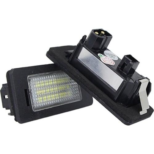 2pcs Canbus Error Free License Plate Light LED Number Plate Lamp Car Accessorie for BMW E39 M5 E70 E71 X5 X6 E60 M5 E90 E92 E93