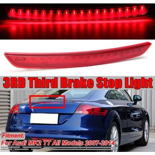 3RD Car Third Brake Light Rear Tail Light For Audi MK2 TT 2007-14 High Mount Car Rear LED High Level Brake Light Lamp 8J0945097