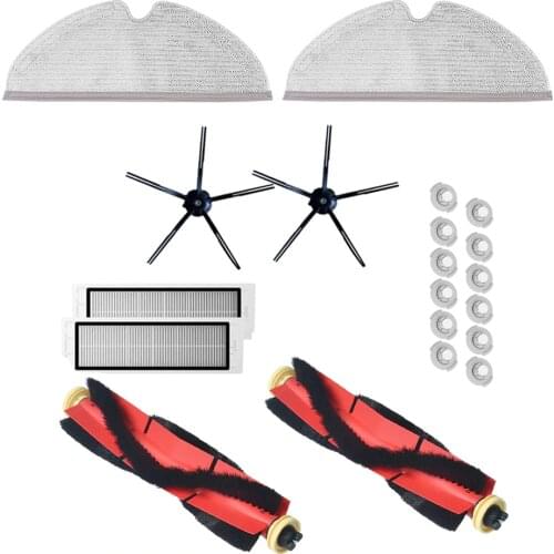 Roborock S5 Max Accessories for S6 S50 S6 MaxV S4 E4 Detachable Main Brush Silicone Side Brush Filter Parts