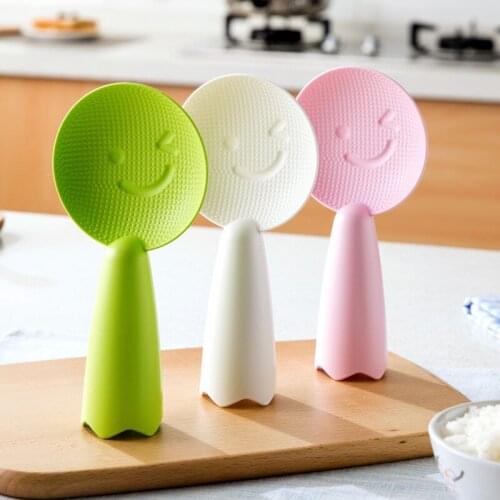 Household Smiley Face Rice Spoon Non-Stick Rice Plastic Rice Cooker Rice Shovel Rice Cooker Rice Spoon