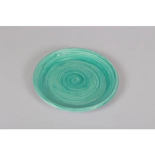 Catering World decorative Enamel Plate Turquoise Color decorative objects Декоративные элементы Objetos decorativos