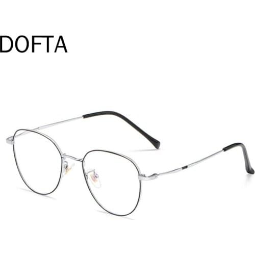 DOFTA Prescription Eyeglasses Titanium Alloy Glasses Frame Women Retro Korean Men Myopia Optical Frame Eyewear 5253
