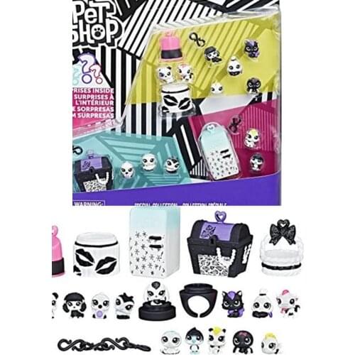 Hasbro Littlest Pet Shop Action Figure Toy Set Mini Anime Little Pets Figure Dolls Model Collectible Animal Cat Dog Figurines