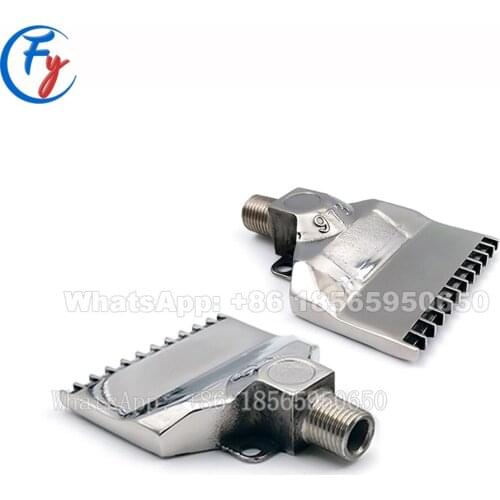 Stainless steel 973 air blow jetter windjet nozzle, air knives nozzles, Ss 973 wind jet air compress blowing nozzle