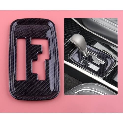 Gear Shift Panel Cover Trim Frame ABS Fit For Mitsubishi Outlander 2013-2016 2017 2018 2019 2020 Carbon Fiber Style Decoration