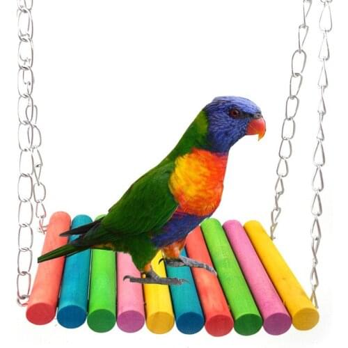 Hamster Swing Small and Medium Parrot Bite Toy Suspension Bridge Hanging Chain Pet Supplies