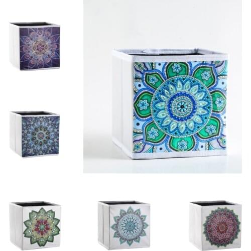 DIY Diamond Painting Storage Box Special Shaped Diamond Mosaic Household Organizer Animal Flower Cross Stitch Embroidery Art