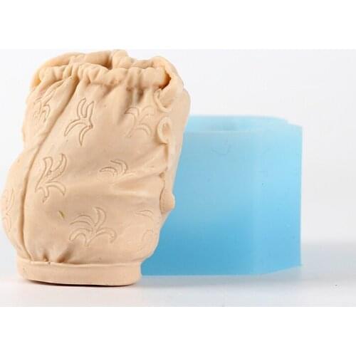 Creative Soap Molds Lucky Bag Shaped Silicone Moulds Home Decorative Tool