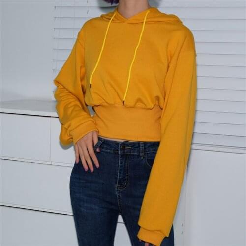 Fashion Womens Sweatshirt 2021 Spring Sport Solid Hooded Long Sleeve Pullover Tops Streetwear Casual Slim Ladies Sweatshirt