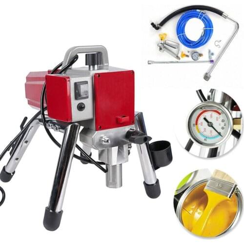 1800W 550 High Pressure Airless Wall Paint Spray Gun Sprayer Spraying Machine 220V