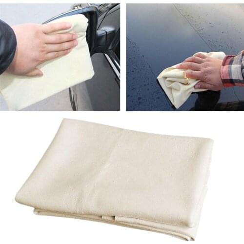 Practical Towel Magic Windows Absorbent Chamois Leather Quick Dry Wiping Shammy Sponge Cloth Vehicle Washing Wipes Cleaning