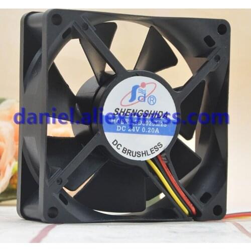 Shengshida 8cm 24V 0.20A SD8025M2S 802580*25 Inverter Detection Alarm Fan