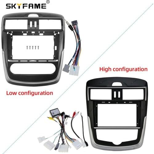 SKYFAME Car Frame Cable Canbus For NISSAN TIIDA 2016-2020 Screen Dask Kit Fascia Frame