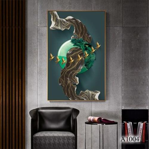 Modern Painting HD Prints on Canvas Wall Art Home Decor Living Room Abstract Painting Picture Unframed 60x120cm