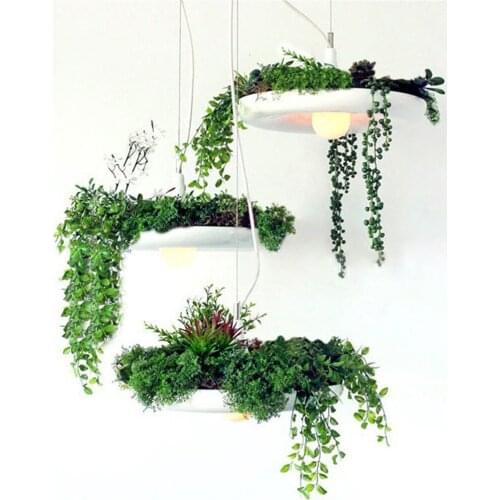 Modern Babylon Garden Plant Pendant Light Creative Ceiling Lamp Fixture Home Art LED Suspension Lamps PA0079