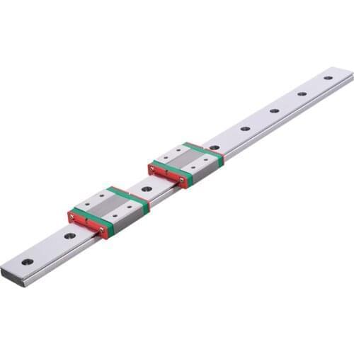 TEH-HIGH free shipping miniature Rail Guide + ball linear carriage block mgw12h stainless steel CNC