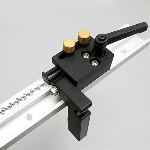 Miter Track Sliding Stoper T Slot Limit for 45-Type T-track Woodworking Saw Table Router Benches