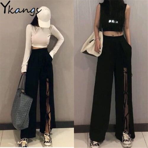 Joggers Women Elastic High Waist Harem Pants Sweatpants Women Harajuku Womens Sports Baggy Pants Trousers Casual Purple Pants