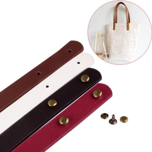1 pair DIY PU Leather Strap, Handbag Strap. Leather shoulder 23 inchse Length With Different Color