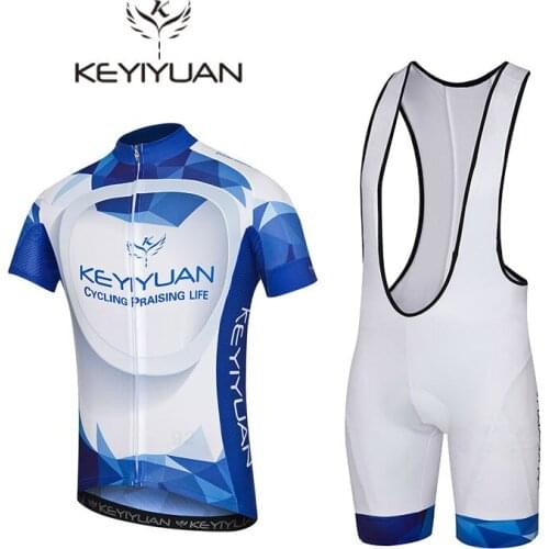 2018 keyiyuan Mens Cycling Jersey Sets Short Sleeve Bicycle Clothe set Cycle Clothing Free Shipping