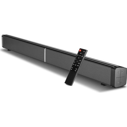 40W TV Soundbar Wired and Wireless Bluetooth 5.0 Speaker Home Theater Stereo Sound Bar Built-in Subwoofers with Remote Control