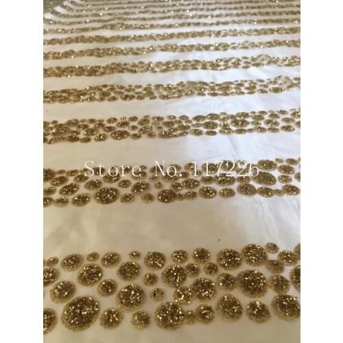 5y/lot African tulle mesh lace fabric hot selling french JRB-32810 with glitter for wedding dress