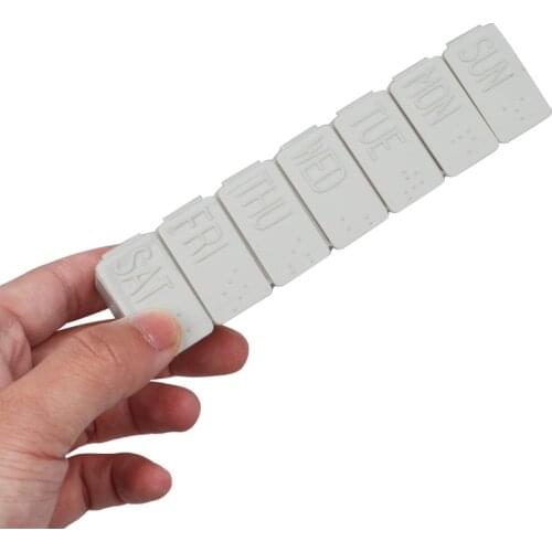 7 Grids 7 Days Weekly Pill Case Medicine Tablet Dispenser Carry Pill Box Splitters Pill Storage Supplies