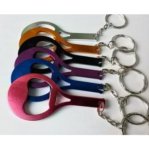 300pcs Table Tennis ball Shaped Bottle Wine Beer Opener Cute Keyring Keychain Key Chain Portable Durable Outdoor Tool #215