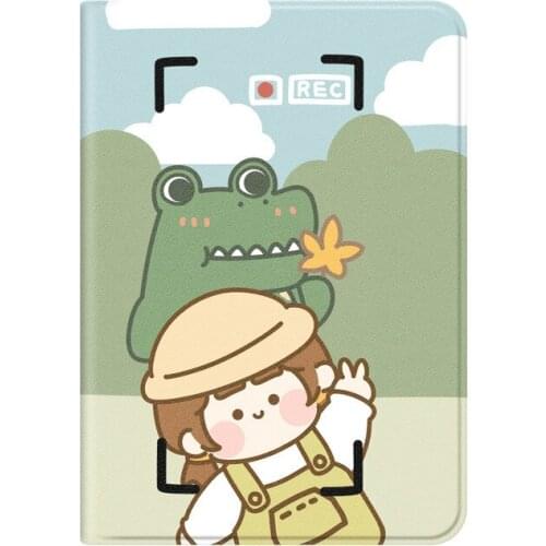 Korean Style Case for iPad Pro 11 inch 2018 iPad 10.2 Pro 10.5 Air 1 2 3 Cute Cartoon Cover Case for iPad 9.7 2017/2018 Funda