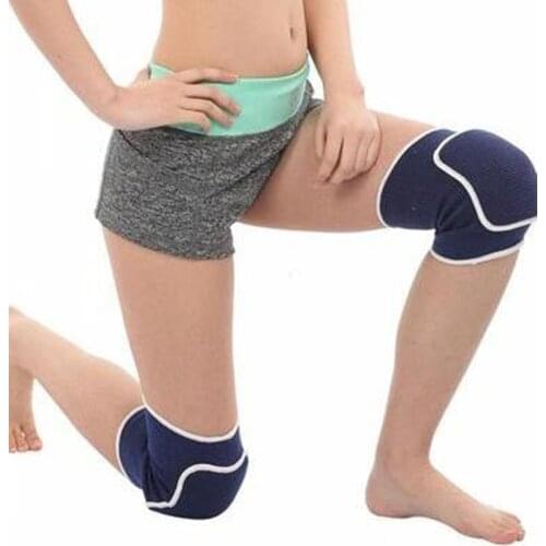 Elastic Breathable Absorb Sweat Thicken Sponge Knee Sleeve Men Women Sport Protect Knee High Quality Leg Warmer 2pcs