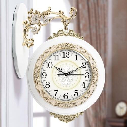 European Double-sided Hidden Stash Wall Clock Modern Design Wall Watch Mechanism Mute Simple Clocks Pow Patrol Minimalist 5ZB299