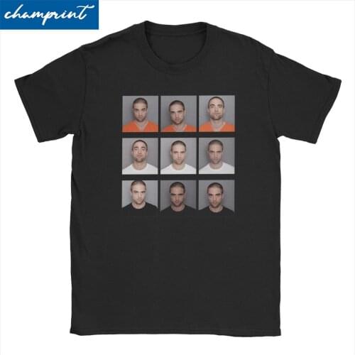 Novelty Not A Good Time Robert Pattinson T-Shirts for Men O Neck 100% Cotton T Shirt Short Sleeve Tee Shirt Big Size Clothing