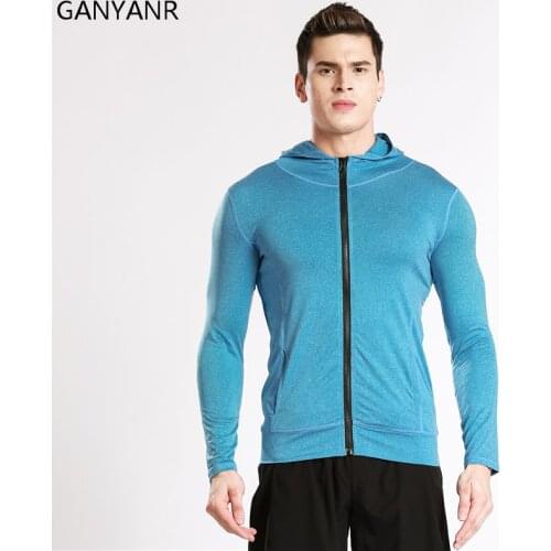Мужские спортивные толстовки GANYANR China At AliExpress