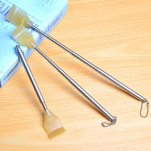 2 PCS Stainless Steel Telescopic Extendable Handy Back Scratcher Massage Relaxation Blood Circulation Relax Back Scratcher