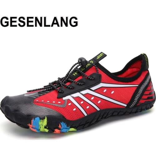 Mens Swimming Water Shoes Women Quick Drying Diving Five Fingers Sneakers Unisex Big Size Outdoor Walking Yoga Beach Aqua Shoes