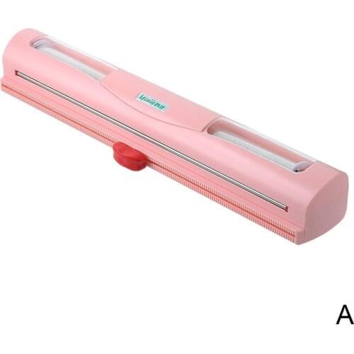 Kitchen Cling Film Wrap Dispenser Cutter Plastic Storage Wrap Plastic packaging Holder machine Colors food 3 Dispensers N0Y3