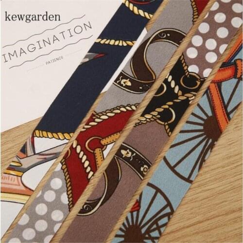 Kewgarden DIY Earrings Brooch Hairbow Accessories Handmade Tape Printed Polyester Satin Ribbon 10 16 25 40mm Webbing 10 Yards