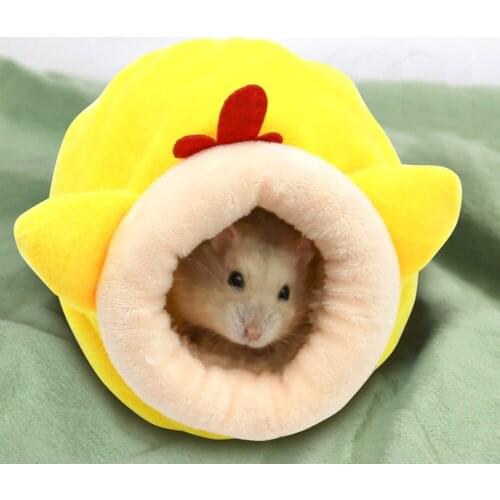 Small Animal Nest Pet Bed Mini Mouse Cage Hamster Cotton Sleeping House Winter Warm Hedgehog Accessories Pet Products