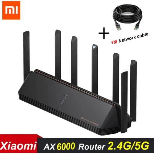 Xiaomi AX6000 AIoT Router 6000Mbs WiFi6 VPN 512MB Qualcomm CPU Mesh Repeater External Signal Network Amplifier Mi Home